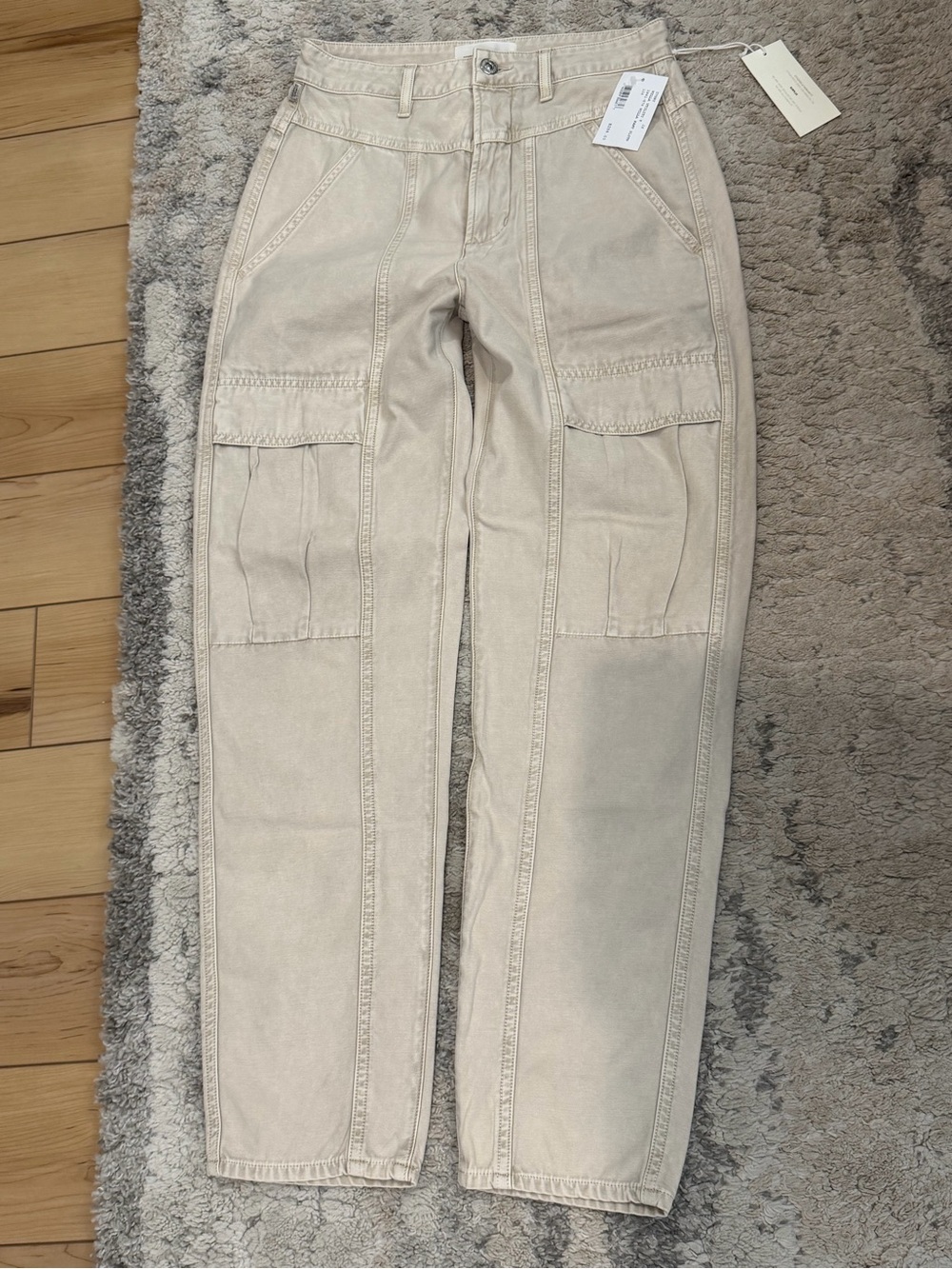Citizens Of Humanity Beige Cargo Pants for women’s